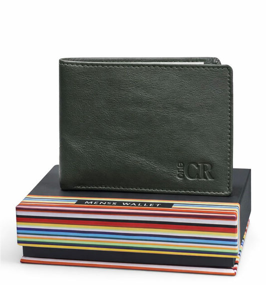 Stylish Men’s Wallet (Dark Olive Green) | Slim & Durable Daily Use