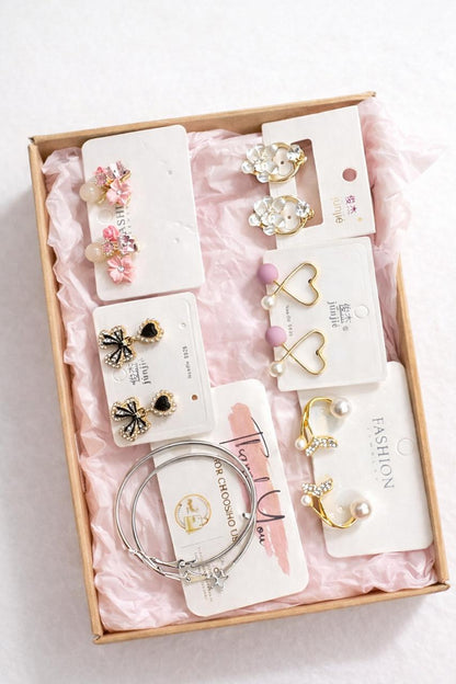 Legant Earrings Combo Gift Box for Women (6 Pieces Set)