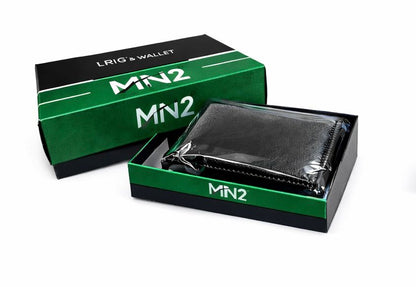 MIN2 Dark Green Premium Men’s  Wallet | Stylish, Compact & Durable